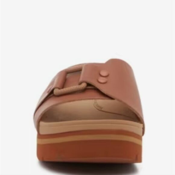 Reef Banded Horizon Buckle Slide Sandal- Brown - Picture 4 of 12